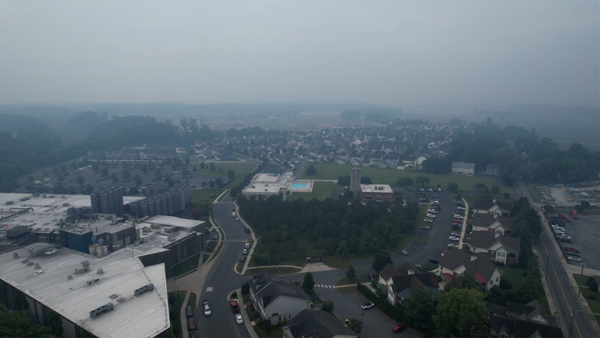 Smoke and Haze from Wildfire Damage Air Quality in Sussex County